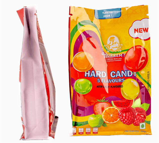 Flexible pouch packaging sample