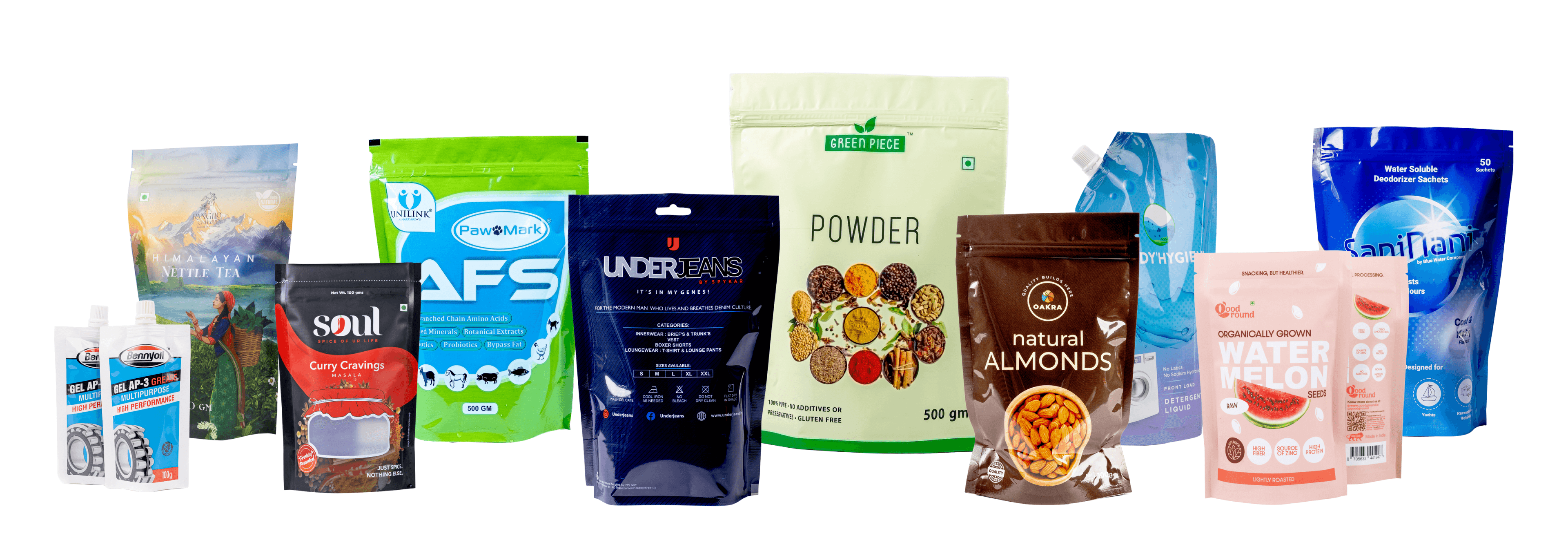Stand-Up Pouches pouch type examples