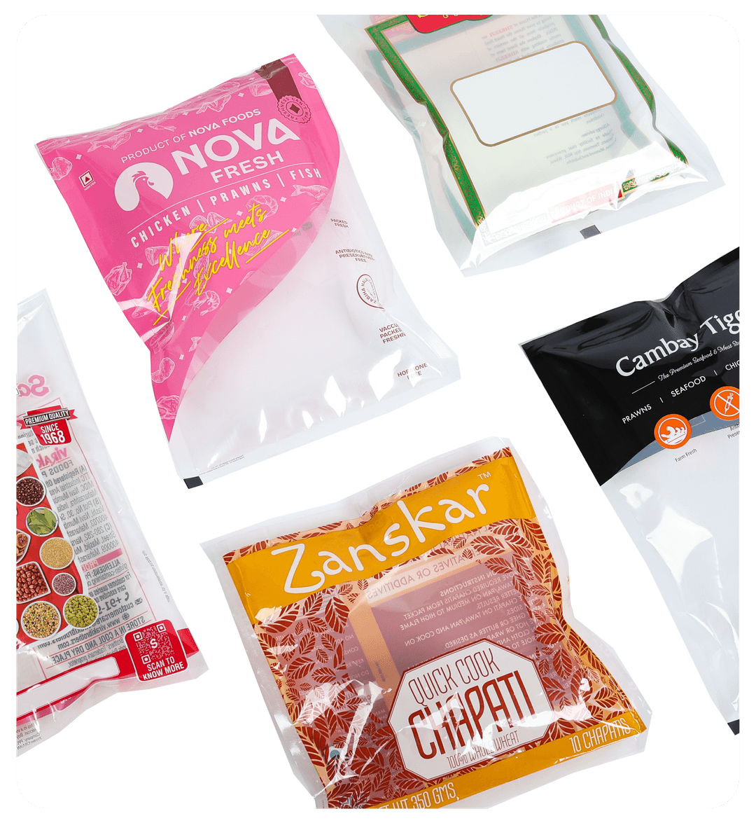 Flat and Sealed Pouches